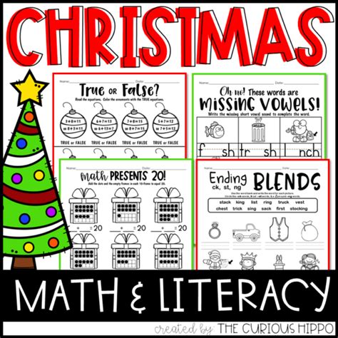 Christmas Math And Literacy Made By Teachers