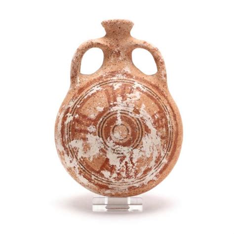 Cypriot Late Bronze Age Pilgrim Flask Lot 2359 A Single Owner