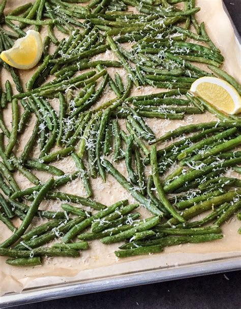 Oven Roasted Green Beans With Parmesan Healthier Dishes