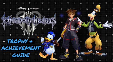 In dream drop distance, the duo is taking their mark of mastery exams and use their keyblades to unlock worlds that are submerged in sleep. though the two start in the familiar world of traverse town, there are plenty of new characters, moves and spirit companions to explore. Kingdom Hearts 3 Trophy / Achievement Guide Tips & Tricks, Trophy Guide, Achievement Guide ...