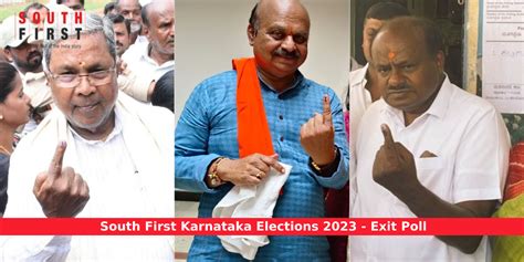 South First Karnataka Exit Poll Congress Could Cross Halfway Mark