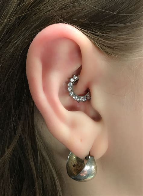 Daith Piercing Piercings Ear Cuff Earrings Jewelry Fashion Ear