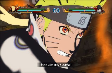 Hokage Naruto Kurama Linksage Eyes At Naruto Ultimate Ninja Storm