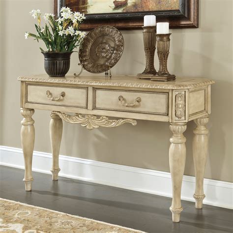 T869 4 ashley furniture alymere rustic brown sofa table. Signature Design By Ashley Ortanique Rectangular Antique ...