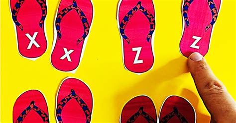 Flip Flops Alphabet Matching Totschooling Toddler Preschool