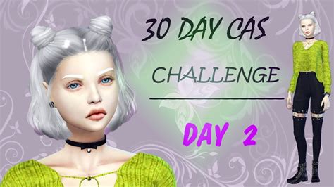 The Sims 430 Day Cas Challengeday 2 Девушка Альбинос Youtube