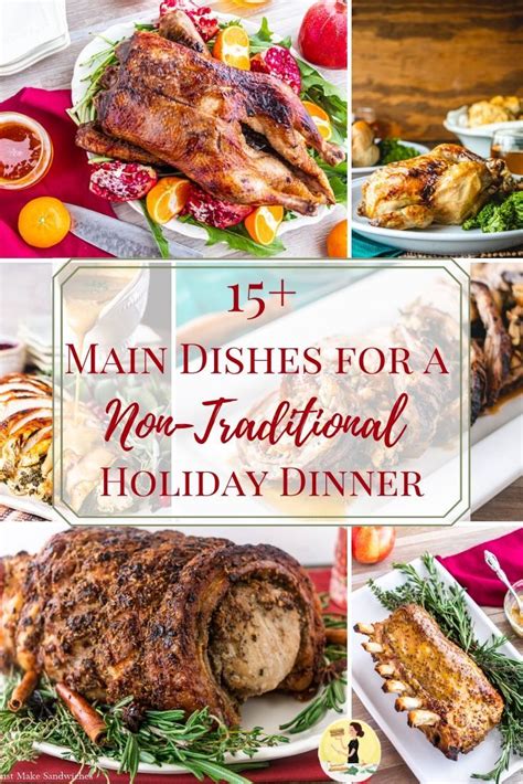 When it comes to the winter holidays, food traditions are an important part the celebrations in countries around the world, even if the foods are different from. 15+ Main Dishes for a Non-Traditional Holiday Dinner | Traditional holiday dinner, Main dishes ...