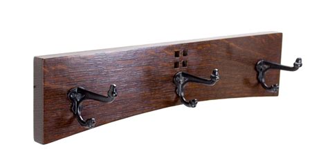 Mission Style Coat Rack 18 Inch 3 Cast Iron Hook In Etsy