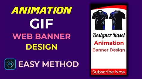 How To Make A Animation Banner Design In Photoshop Ll Make 