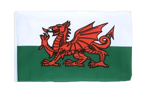 Small Welsh Flag 12x18 Royal Uk
