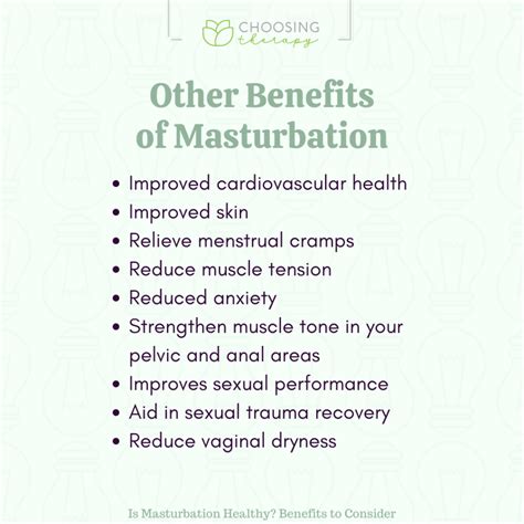 14 benefits of masturbation