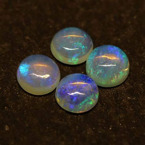 Rainbow Fire Opal Certified Opal Gemstone Australian Opal Etsy