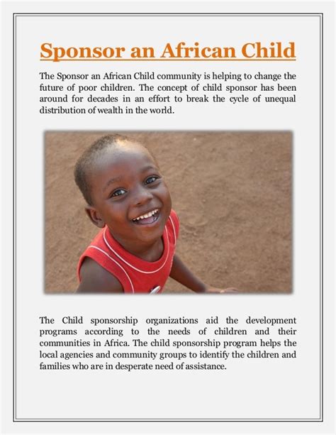 Sponsor An African Child