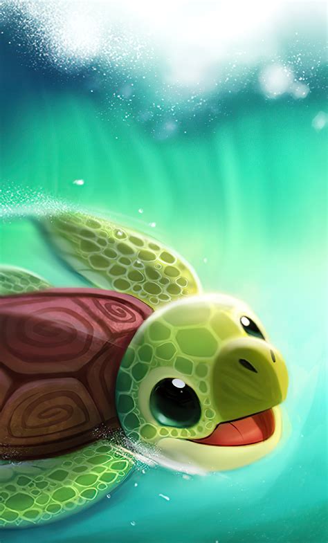 1280x2120 Turtle Surfer 4k Iphone 6 Hd 4k Wallpapers Images
