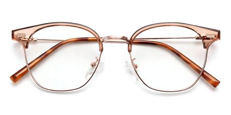 edrie browline eyeglasses in brown sllac
