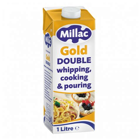 Millac Gold Unsweetened Cream 1 Litre Hendersons Foodservice Ireland
