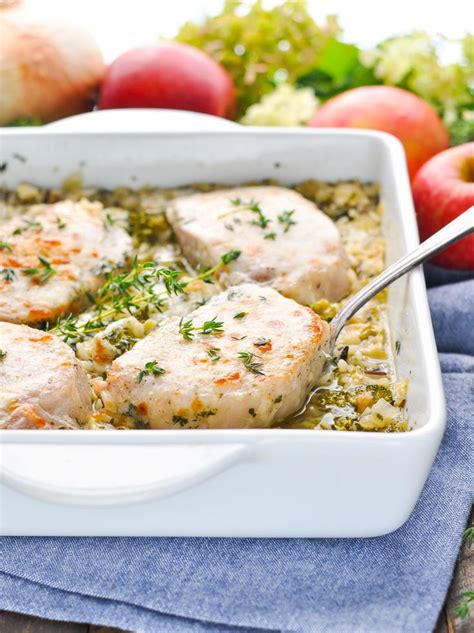 When i want comfort food, this is the one that i turn to. Dump-and-Bake Pork Chop Casserole with Broccoli and Wild ...