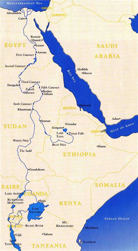 Nile Map 