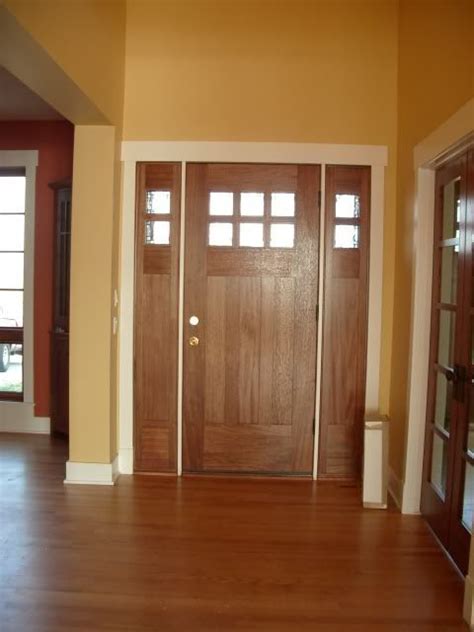 See more ideas about painting wood trim, wood trim, house design. Only our entry door is stained, and it is in a surround ...