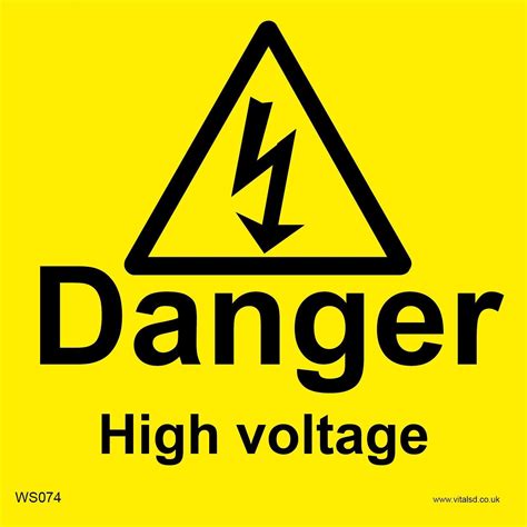 Danger High Voltage Sign Printable 2023 Calendar Printable