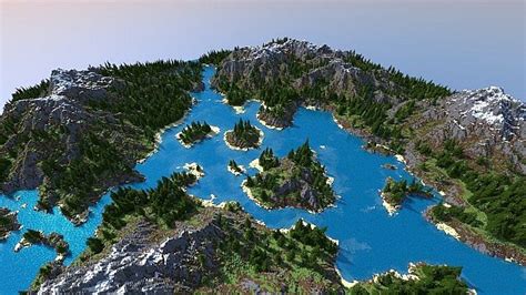 Adryns River Custom World Painter Map Minecraft Project