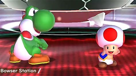 Mario Party 9 Bowser Station Yoshi Vs Toad Youtube