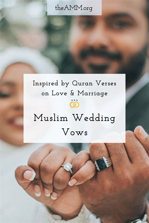 Muslim Wedding Vows Inspired By Quran Verses On Love Marriage Artofit