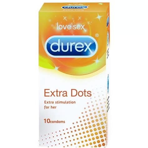buy reckitt benckiser durex love sex extra dots extra stimulation condoms online 6 off