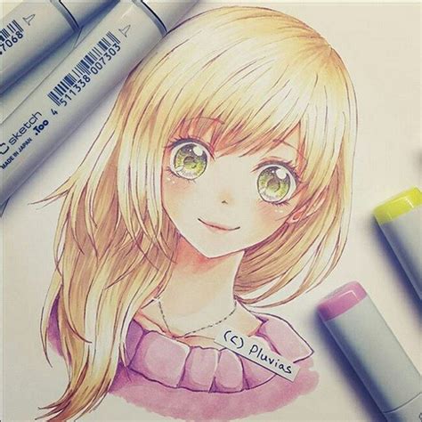 Maybe you would like to learn more about one of these? Copic Marker drawing by self taught anime artist...