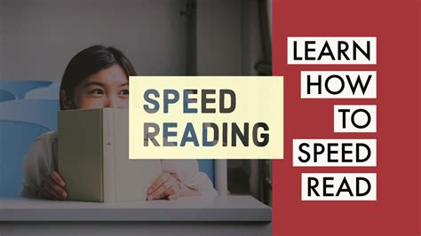 Speed Reading Learn How To Speed Read Teachifyme