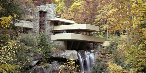 Frank Lloyd Wrights Masterpiece Fallingwater Mid Century Home