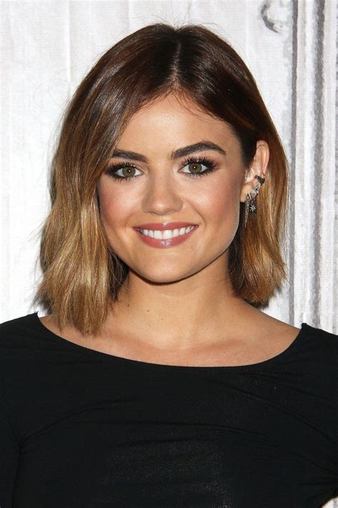 60 Showiest Bob Haircuts For Black Women Lucy Hale Blonde Lucy Hale Hair Short Hair Balayage