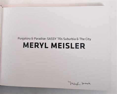 purgatory and paradise sassy `70s suburbia and the city signed meryl meisler catherine kirkpatrick