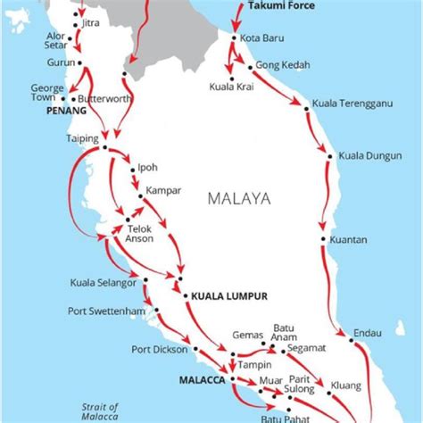 Malays are united as malay and the reason was because they started to view each other as. Japanese invasion routes, 1941-2. Source: Rouwen Lin ...
