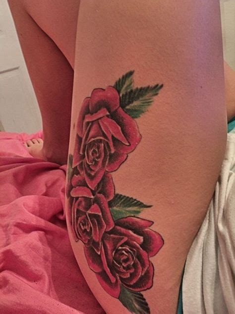 27 Rose Thigh Tattoos Ideas Tattoos Thigh Tattoo Rose Tattoo Thigh