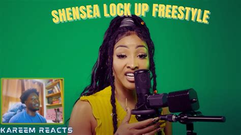 Shenseea Locked Up Freestyle Reaction Youtube