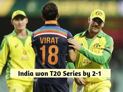 India lost 3rd T20 but seized the series by 2-1 against Australia