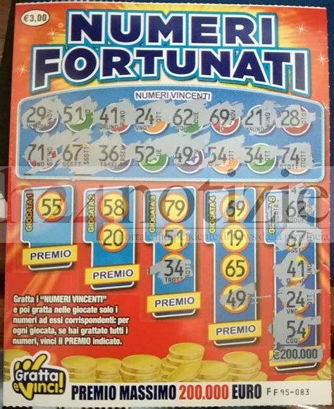 Sapevate che non tutti i . Fondi, 200mila euro al Gratta e vinci: la fortuna bacia ...