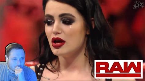 Paige Retires Paige Retirement Speech Wwe Raw 4 9 18 Live Reaction Youtube