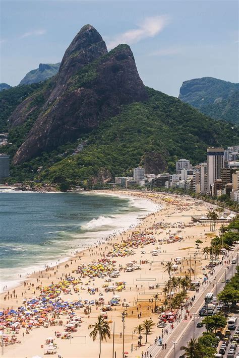 Ipanema Beach Rio De Janeiro Brazil By Raymond Forbes Photography