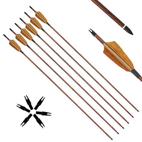 Buy Handbaige 6pcs Archery Carbon Hunting Arrows 28 Inch 500 Spine