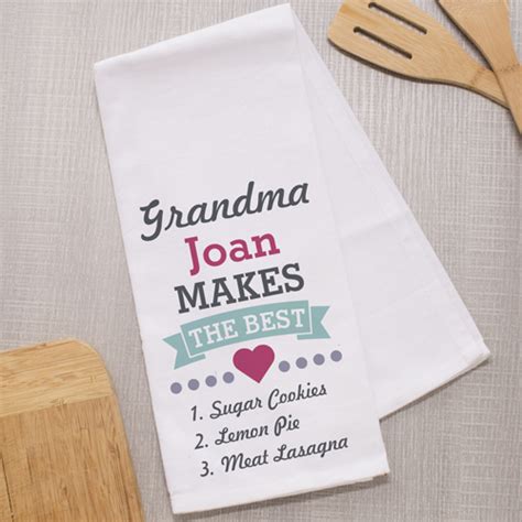 Personalized Grandma Makes The Best Dish Towel Tsforyounow