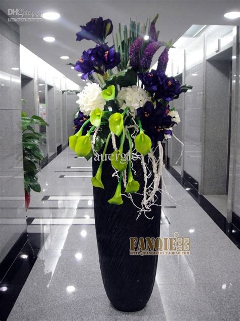 Elegant Tall Floor Vase Flower Arrangements Hadir