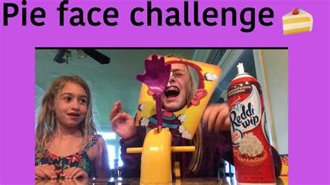 Pie Face Challenge 🍰 Youtube