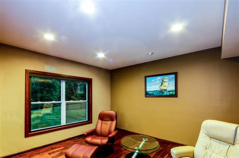Led Recessed Ceiling Lighting Traditional Living Room St Louis