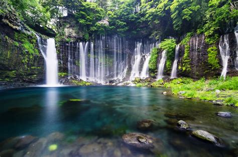 The Gorgeous Shiraito Falls In Japan