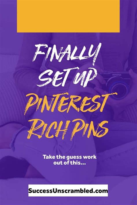 How To Actually Set Up Pinterest Rich Pins Example Included Rich