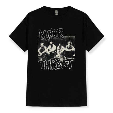 Jual T Shirt Kaos Band Official Minor Threat Xerox Shopee Indonesia