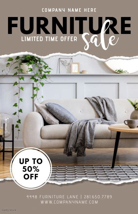 Furniture Sale Flyer Template Postermywall