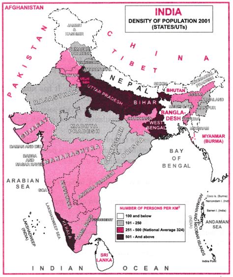 Density Map Of India